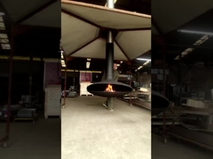 بخاری های داخلی شومینه چوبی معلق و شومینه آویز سقفی