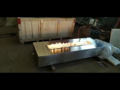 میز آتش نشانی مستطیلی 304 فولادی ضد زنگ چند منظوره برای حیاط خلوت